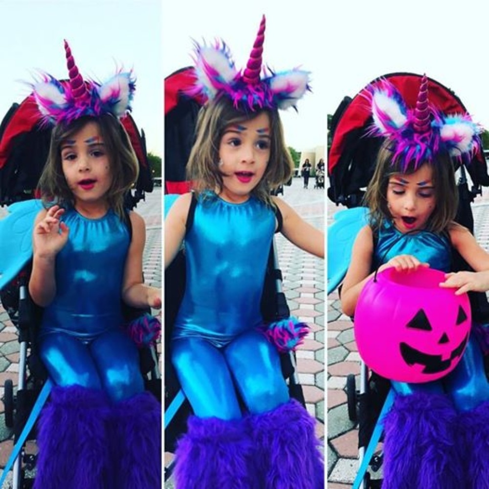 Toddler Girls Metallic Unitard